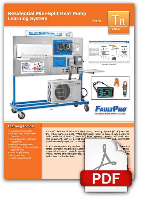 Residential Heat Pump Troubleshooting Learning System