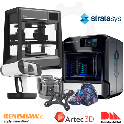 Teaching Equipment for Colleges & Universities Stratasys, Renishaw, Desktop Metal, and Artec